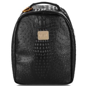 MIDNIGHT OSTRICH ANTI-THEFT BACKPACK (LARGE)